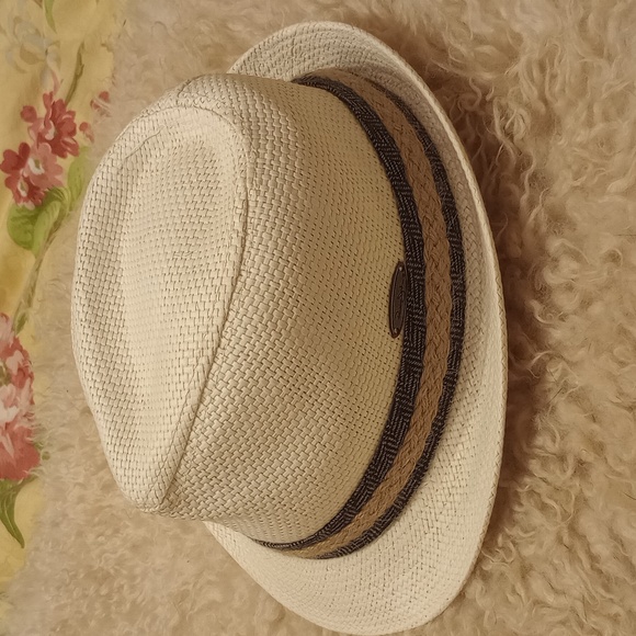 Panama Jack Other - Panama Jack Woven Striped Hatband Fedora safari Hat XL- Worn 1X